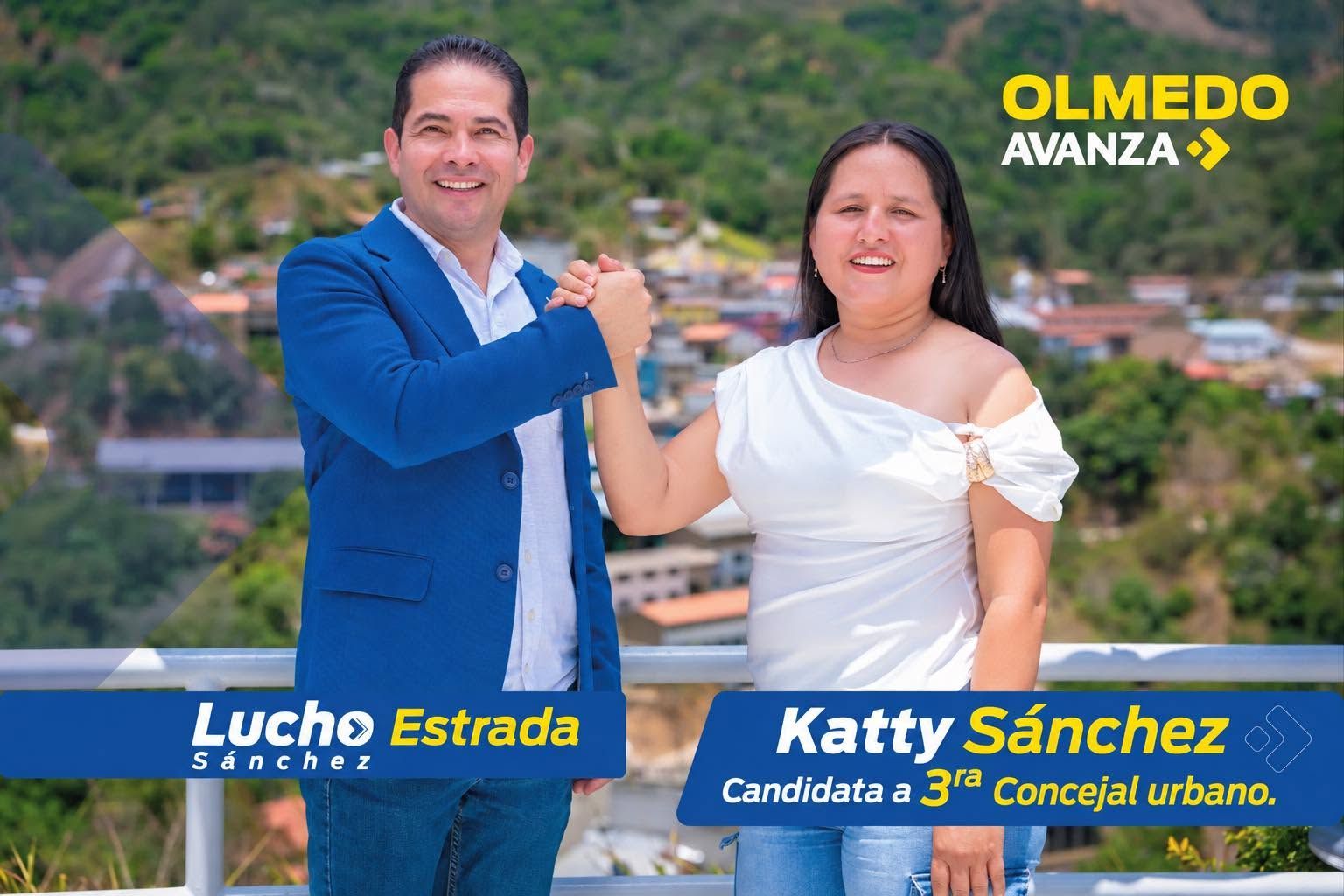 Luis Sánchez Estrada junto a Katty Sánchez