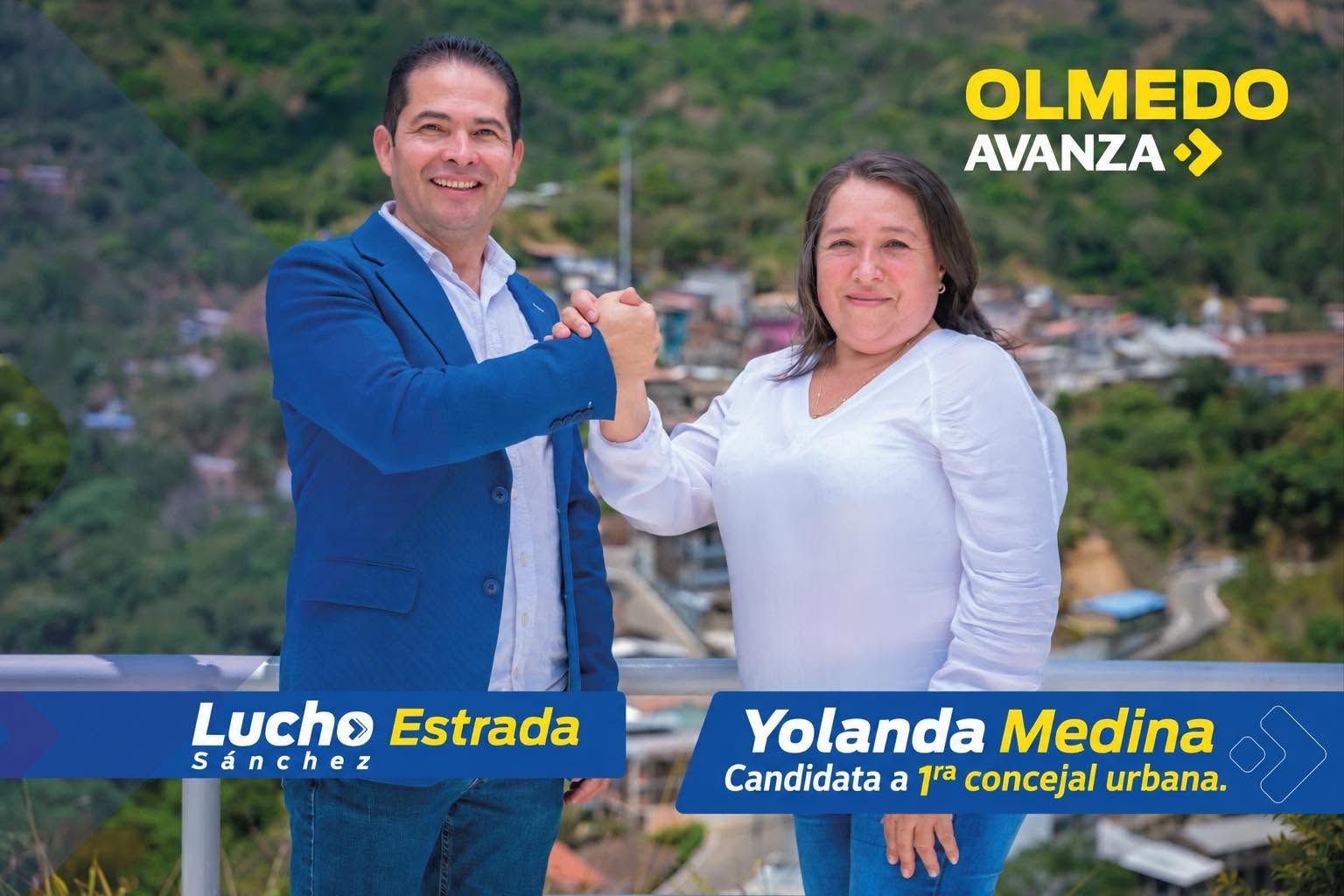 Luis Sánchez Estrada junto a Yolanda Medina